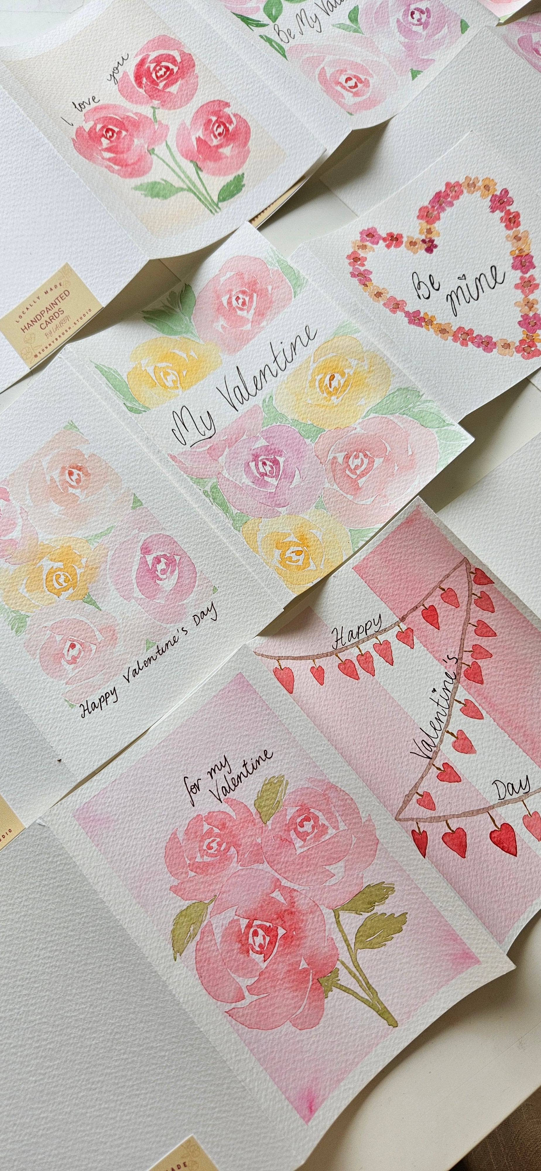 Hand Painted Greeting Cards