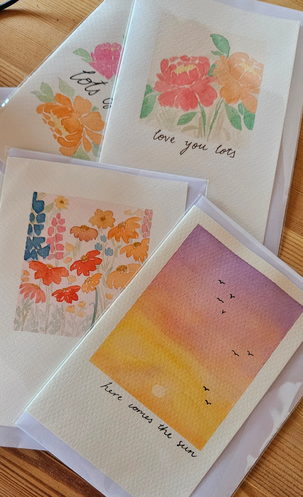 Hand Painted Greeting Cards