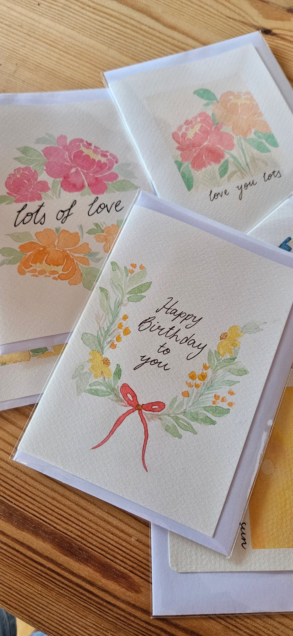 Hand Painted Greeting Cards