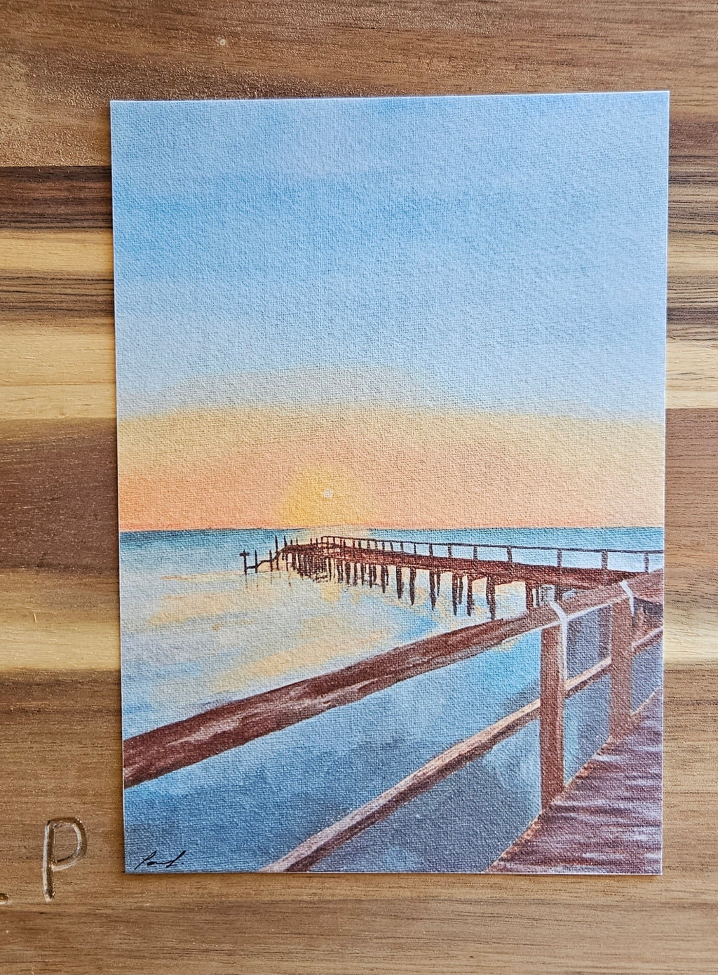 'A Kingfisher Bay Sunset' Print